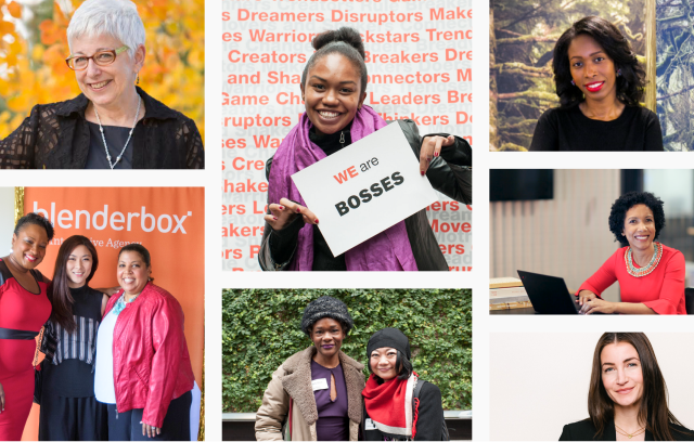 Collage of women bosses